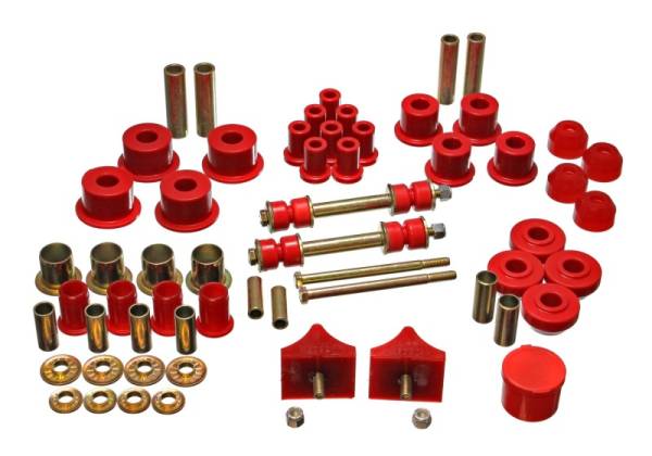 Energy Suspension - Energy Suspension 66-76 Chrysler A Body - Dart/Demon/Duster/Valiant Red Hyper-flex Master Bushing Se