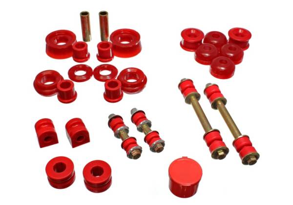 Energy Suspension - Energy Suspension 00-05 Dodge Neon FWD Red Hyper-flex Master Bushing Set