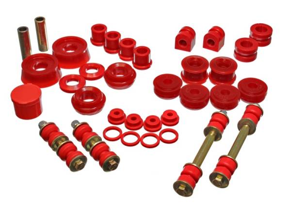 Energy Suspension - Energy Suspension 03-05 Dodge SRT-4 FWD Red Hyper-flex Master Bushing Set