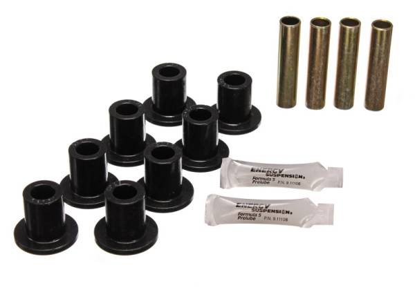 Energy Suspension - Energy Suspension Front Leaf Spring Bushing Set - Black