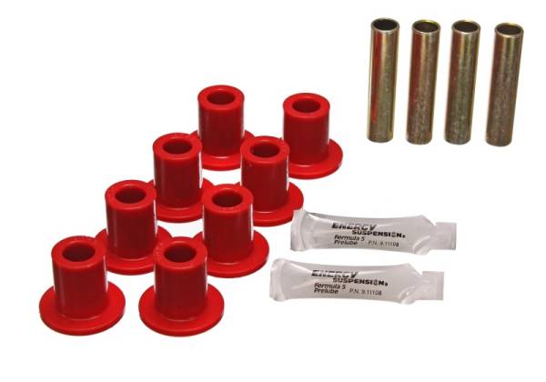 Energy Suspension - Energy Suspension Leaf Spring Bushing Set - Red