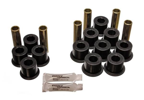 Energy Suspension - Energy Suspension 97-04 Dodge Dakota 2WD / 87-04 4WD Black Rear Leaf Spring Bushing Set