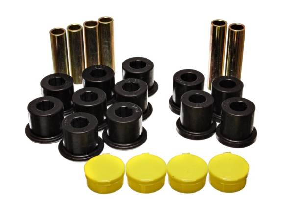 Energy Suspension - Energy Suspension 98-03 Dodge Durango 2WD / 00-03 Dodge Durago 4WD Black Rear Leaf Spring Bushing Se