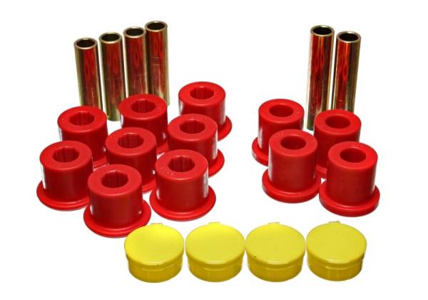 Energy Suspension - Energy Suspension Rear Leaf Spring Set - Red