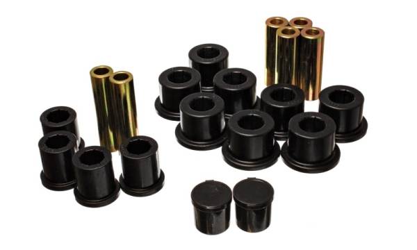 Energy Suspension - Energy Suspension Rear Spring Bushing Set - Black