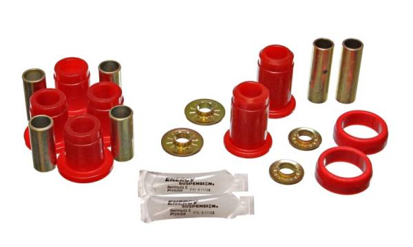 Energy Suspension - Energy Suspension Chrysler F/J/M Body RWD Red Front Control Arm Bushing Set