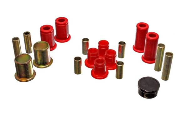 Energy Suspension - Energy Suspension 87-96 Dodge Dakota 2WD Red Front End Control Arm Bushing Set