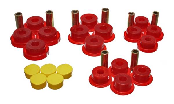 Energy Suspension - Energy Suspension Dodge Frt Cab Set - Red