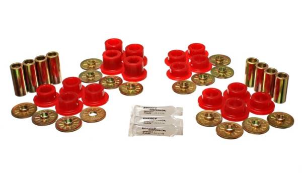 Energy Suspension - Energy Suspension 92-02 Dodge Viper Red Rear Control Arm Bushing Set