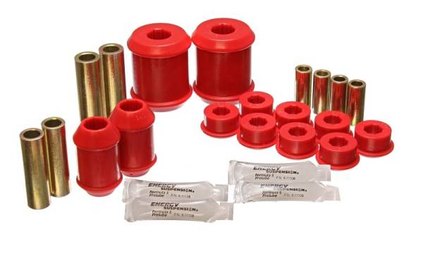 Energy Suspension - Energy Suspension 00-04 Mitsubishi Eclipse FWD Red Rear Control Arm Bushing Set