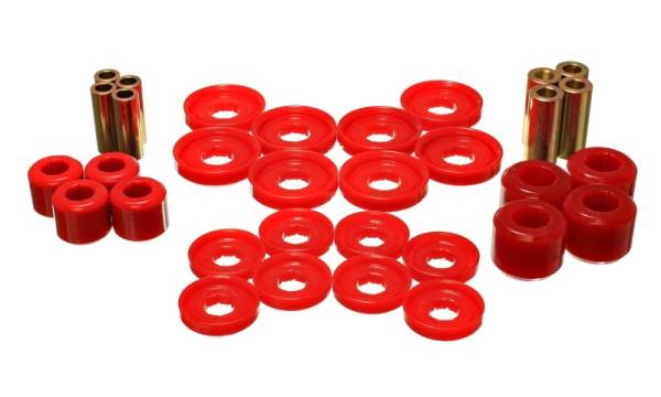 Energy Suspension - Energy Suspension 03-09 Dodge RAM 1500/2500/3500 Pickup Red Front End Control Arm Bushing Set