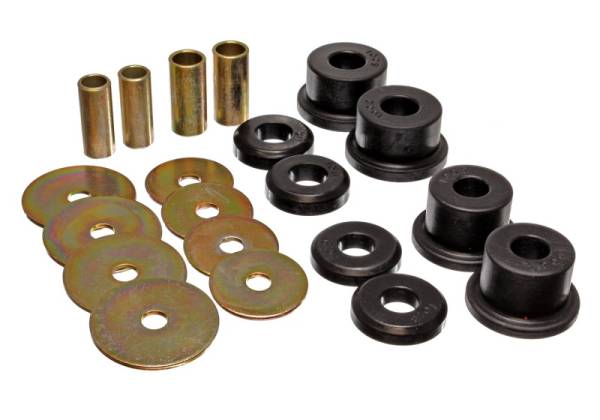 Energy Suspension - Energy Suspension 90-94 Mitsubishi Eclipse FWD Black Sub-Frame Bushing Set