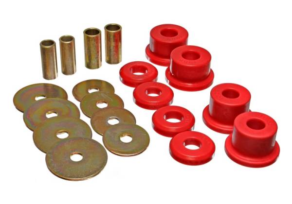 Energy Suspension - Energy Suspension 90-94 Mitsubishi Eclipse FWD Red Sub-Frame Bushing Set