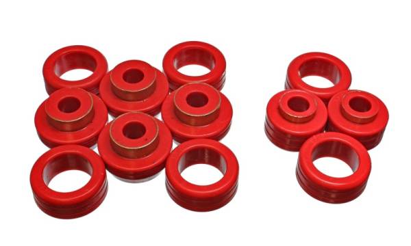 Energy Suspension - Energy Suspension 87-96 Dodge Dakota 2WD Red Body (Cab) Mount Set