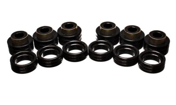 Energy Suspension - Energy Suspension 94-01 Dodge Ram 1500 / 94-02 Ram 2500/3500 Black Body (Cab) Mount Set