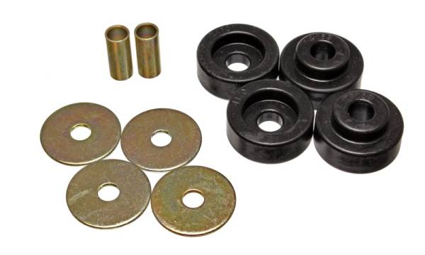 Energy Suspension - Energy Suspension 73-79 Chrysler B-Body Black Torsion Bar Crossmember Mount Bushing Set