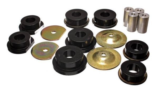 Energy Suspension - Energy Suspension Dodge 08-10 Challenger/ 07-10 Charger/05-08 Magnum RWD Black Rr Subframe Bushings