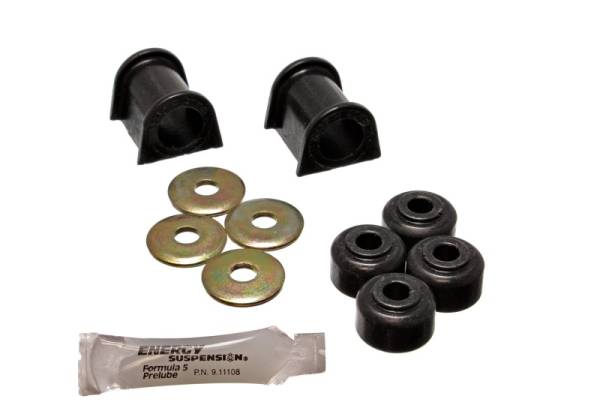 Energy Suspension - Energy Suspension 90-94 Mitsubishi Eclipse AWD Black 20mm Front Sway Bar Bushings (Sway bar end link