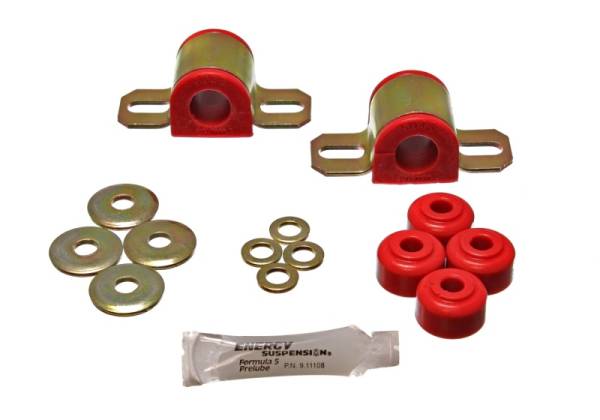 Energy Suspension - Energy Suspension 90-94 Mitsubishi Eclipse AWD Red 20mm Rear Sway Bar Bushings (Sway bar end link bu