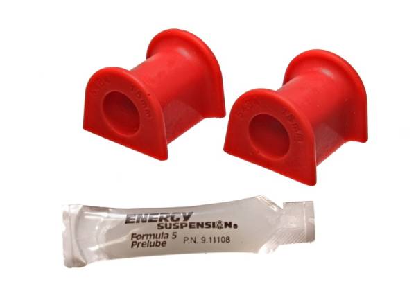 Energy Suspension - Energy Suspension 95-99 Mitsubishi Eclipse FWD/AWD Red 12mm Rear Sway Bar Bushings