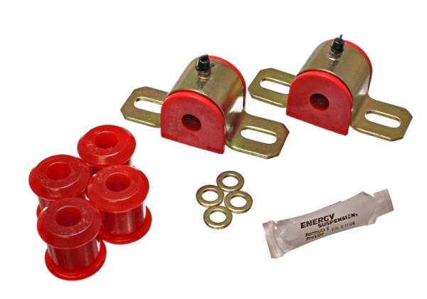 Energy Suspension - Energy Suspension 97-04 Dodge Dakota 2WD Red 9/16in Rear Sway Bar Bushing Set