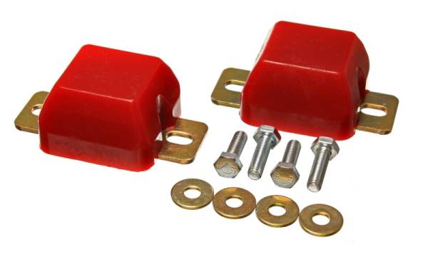 Energy Suspension - Energy Suspension Rear Axle Bump Stop Set - Red