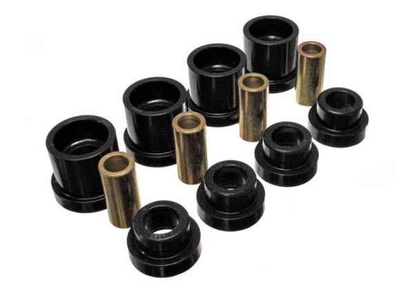 Energy Suspension - Energy Suspension 95-98 Nissan 240SX (S14) Black Rear Subframe Insert Set (Must reuse all metal part