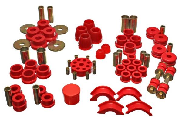 Energy Suspension - Energy Suspension 70-70 Nissan 240Z Red Hyper-Flex Master Bushing Set