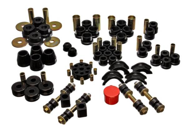 Energy Suspension - Energy Suspension 74-78 Nissan 260Z/280Z Black Hyper-Flex Master Bushing Set