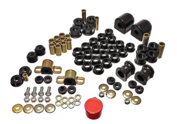 Energy Suspension - Energy Suspension 91-94 Nissan Sentra/NX1600/2000 Black Hyper-Flex Master Bushing Set