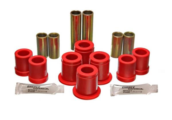 Energy Suspension - Energy Suspension 1980-86 Nissan 720 Truck 2WD/4WD Red Front Control Arm Bushing Set