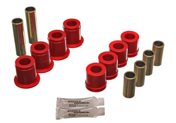 Energy Suspension - Energy Suspension 87-95 Nissan Pathfinder 2WD/4WD Red Front Control Arm Bushing Set