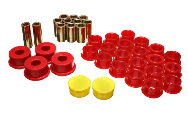 Energy Suspension - Energy Suspension 91-94 Nissan Sentra/NX1600/2000 Red Rear Control Arm Bushing Set