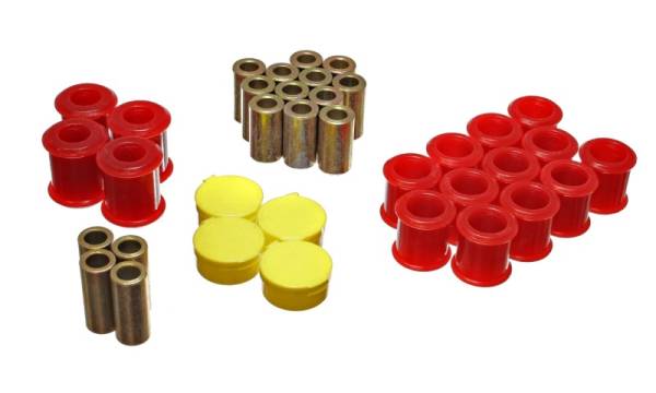 Energy Suspension - Energy Suspension 89-94 Nissan 240SX (S13) Red Rear Control Arm Bushing Set