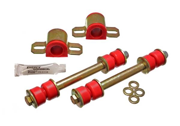 Energy Suspension - Energy Suspension 86-97 Nissan 720 & Hardbody PickUp 2WD Red 23mm Front Sway Bar Frame Bushings