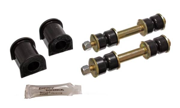 Energy Suspension - Energy Suspension 86-97 Nissan 720 & Hardbody PickUp 4WD Black 20mm Front Sway Bar Frame Bushings