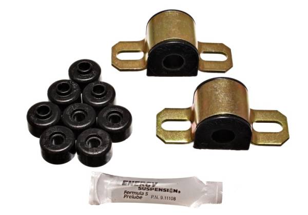 Energy Suspension - Energy Suspension 95-98 Nissan 240SX (S14) Black 16mm Rear Sway Bar Frame Bushings (Sway bar end lin