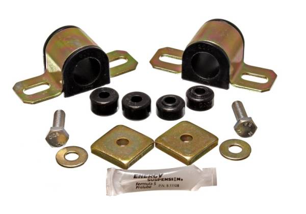 Energy Suspension - Energy Suspension 95-98 Nissan 240SX (S14) Black 27mm Front Sway Bar Frame Bushings (Sway bar end li