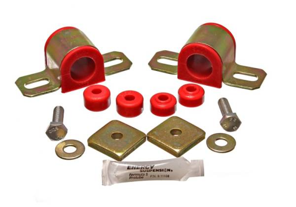 Energy Suspension - Energy Suspension 95-98 Nissan 240SX (S14) Red 27mm Front Sway Bar Frame Bushings (Sway bar end link