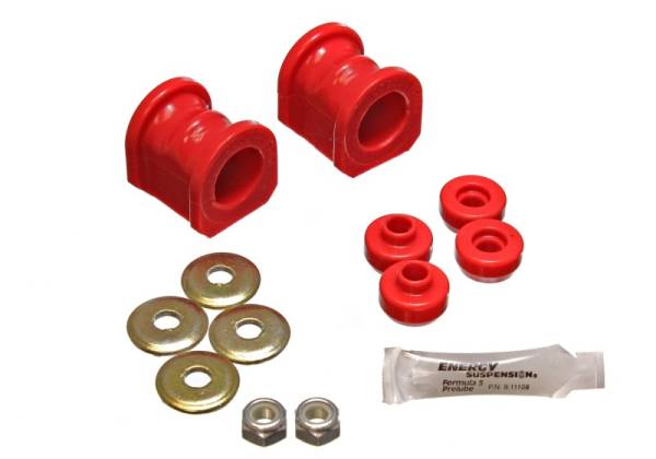 Energy Suspension - Energy Suspension 91-94-Nissan Sentra/NX1600/2000 Red 27mm Front Sway Bar Frame Bushings (Sway bar e