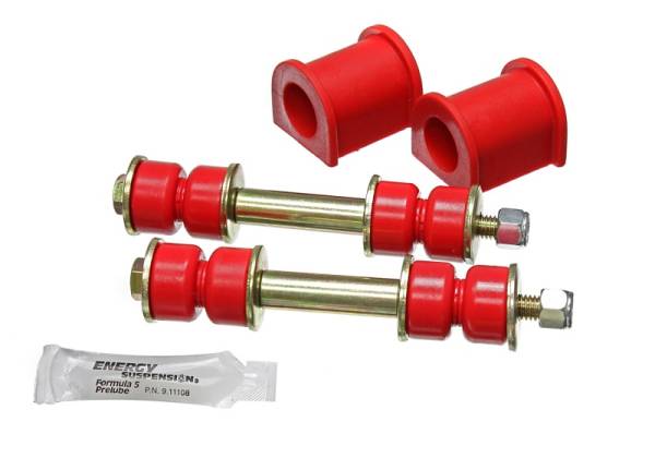 Energy Suspension - Energy Suspension 87-95 Pathfinder Red 24mm Front Sway Bar Frame Bushings