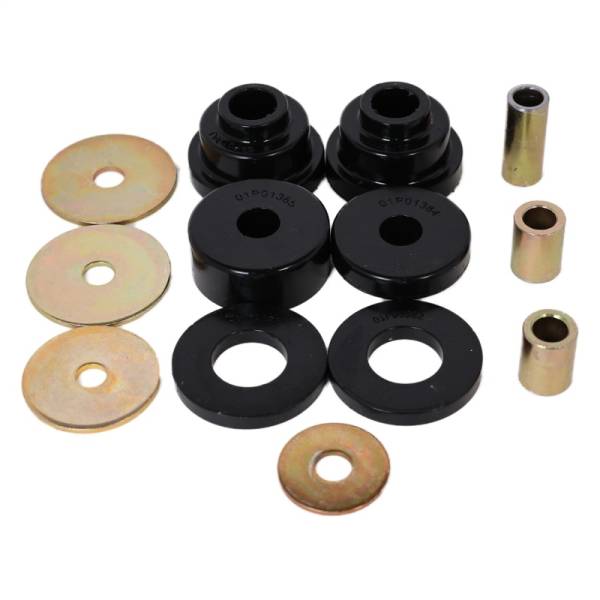 Energy Suspension - Energy Suspension 05-15 Toyota Tacoma w/ 6 Lugs Rear Differential Bushing Set - Black