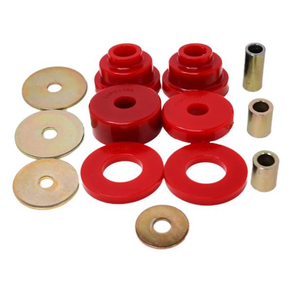 Energy Suspension - Energy Suspension 05-15 Toyota Tacoma w/ 6 Lug Rear Differential Bushing Set - Red