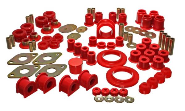 Energy Suspension - Energy Suspension 95-6/00 Toyota 4WD Pickup (Except T-100 & Tundra)  Red Hyper-Flex Master Bushing S