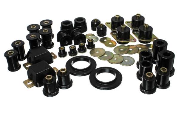 Energy Suspension - Energy Suspension 05-13 Toyota Tacoma 4WD/Prerunner 2WD Black Hyper-Flex Master Bushing Set