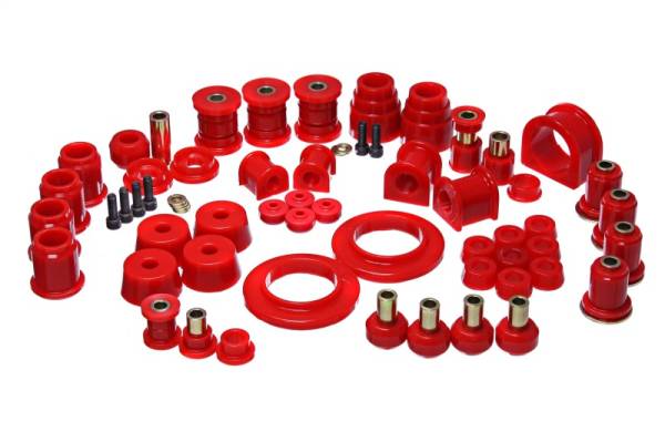 Energy Suspension - Energy Suspension 00-02 Toyota 4Runner 4WD Red Hyper-Flex Master Bushing Set