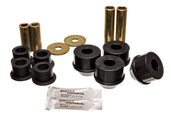 Energy Suspension - Energy Suspension 92-95 Toyota MR2 Black Front Control Arm Bushing Set (includes Strut Bushings)