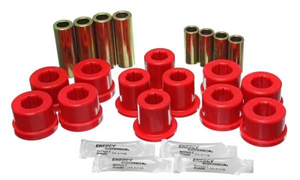 Energy Suspension - Energy Suspension 87-92 Toyota Supra Red Front Control Arm Bushing Set