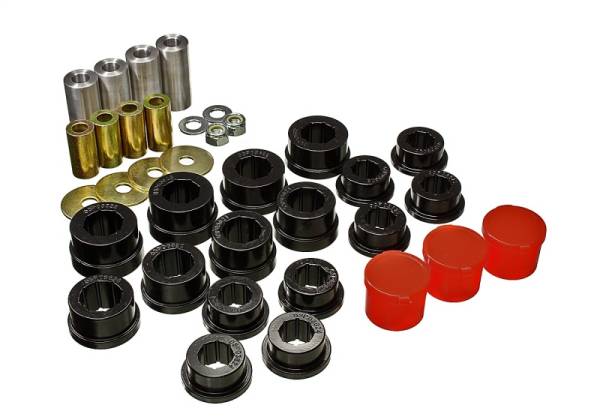 Energy Suspension - Energy Suspension 93-98 Toyota Supra Front Control Arm Bushing Set - Black