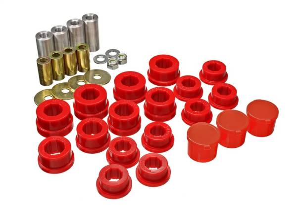 Energy Suspension - Energy Suspension 93-98 Toyota Supra Front Control Arm Bushing Set - Red